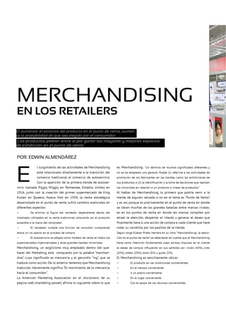 Merchandising en los retailers 