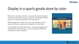Merchandising in a Sporting Goods Store 4 Visual Merchandising Display ...