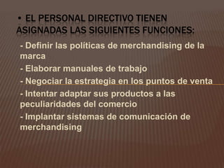 Merchandising y Animación del punto de venta | PPTX
