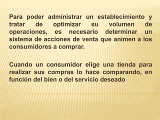 Merchandising y Animación del punto de venta | PPTX