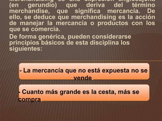 Merchandising y Animación del punto de venta | PPTX