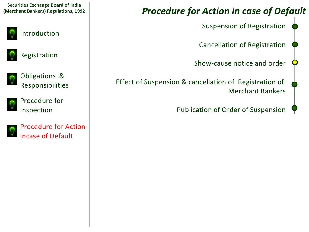 Merchant Bankers Regulations