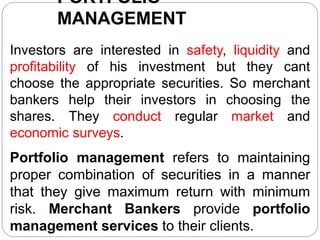 Merchant banking | PPTX