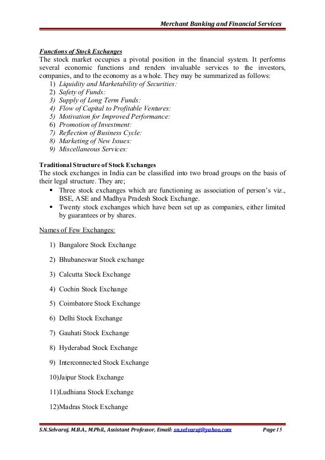 ppt on merchant banking and financial services Merchant banking and financial services unit i notes for mba.