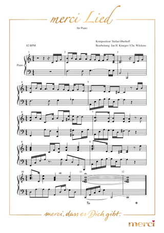 Komposition: Stefan Oberhoff
Bearbeitung: Jan H. Krueger / Chr. Wilckens
82 BPM
Piano
für Piano
 