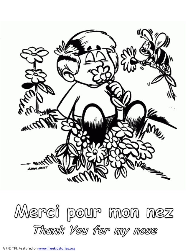 Coloriage 5 Sens  Coloriage