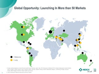 = Lung
= Melanoma
1. Europe: markets depicted on map with dots include France, Germany, Spain, Italy, UK & Switzerland. Additional 24 EU markets shaded green include Slovakia,
Czech, Hungary, Finland, Estonia, Latvia, Lithuania, Poland, Denmark, Sweden, Norway, Austria, Netherlands, Belgium, Luxembourg, Portugal, Slovenia,
Croatia, Malta, Bulgaria, Romania, Greece, Ireland, and Cyprus.
2. Chile & Venezuela: Melanoma approved as Service Product.
Global Opportunity: Launching In More than 50 Markets
7
1
 