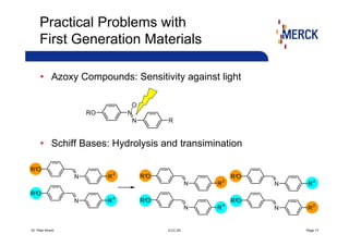 Merck Chemicals - 100 Years of Liquid Crystals at Merck | PDF