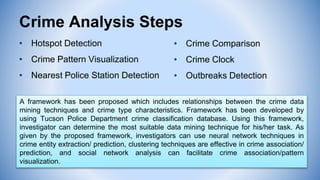 Police Analysis Crime Analytics: Analysis of crimes through news paper articles | PPTX