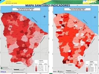 MAPA SANITÁRIO:INDICADORES
 