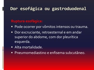 Ruptura de esôfago