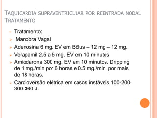 Caso 3Paciente de 60 anos, portadora de hipotireoidismo internada no CTI por desidratação e perda de peso. Após se aborrecer com a familia durante a visita apresentou quadro súbito de palpitações sem alterações hemodinamicas.O ECG: