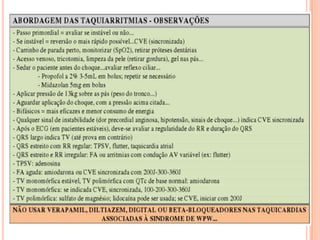 FA agudaTratar causa desencadeante.FC  - > sintomas > INSTABILIDADEAntagonistas de cálcio