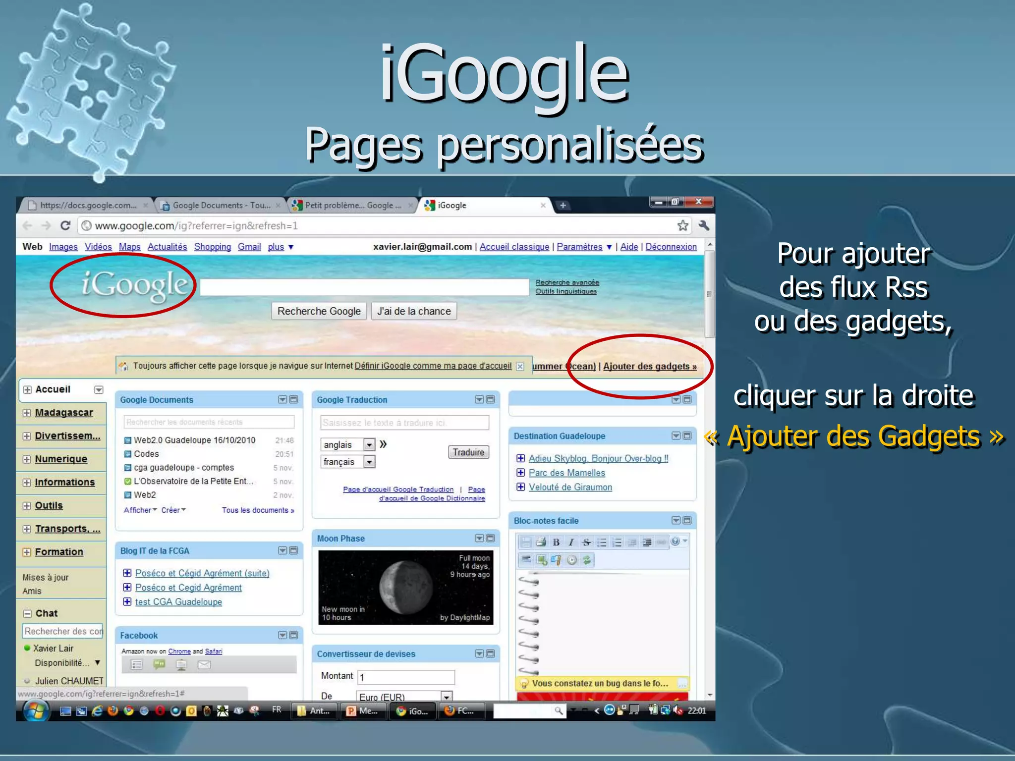 Google DocumentsCréer et partager ses documents