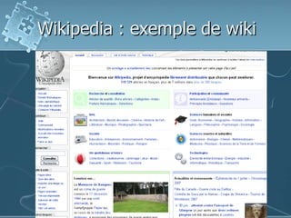 Wikipedia : exemple de wiki