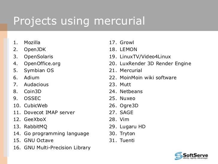 mercurial presentation