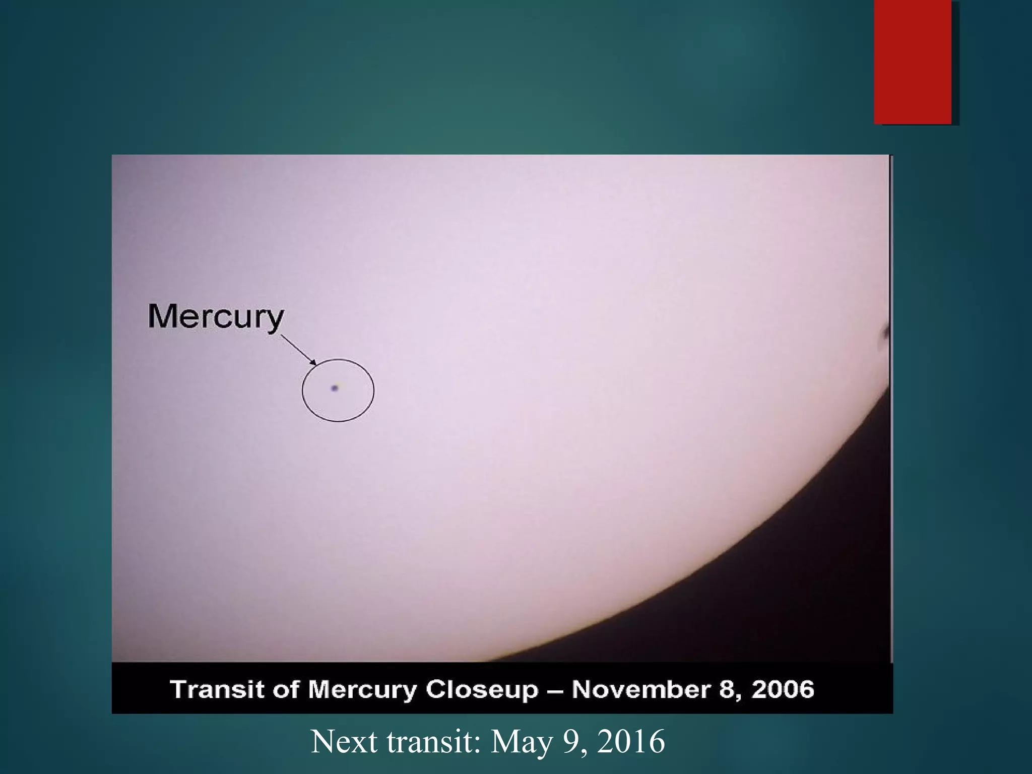 Next transit: May 9, 2016
 