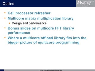 Performance of a Multicore Matrix Multiplication Library | PDF