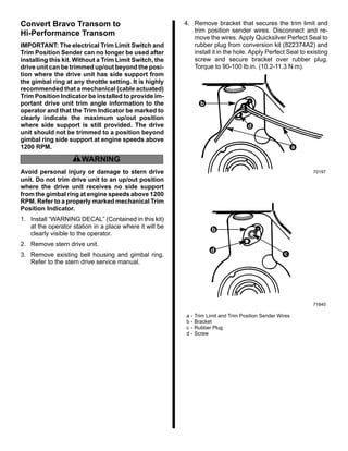 Mercury mer cruiser blackhawk stern drive unit 1994 service repair ...