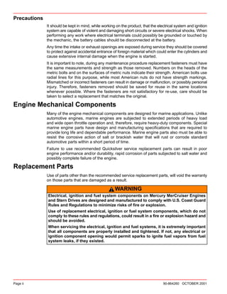 Mercury mercruiser gasoline engines 5.0 l mpi alpha and bravo service ...