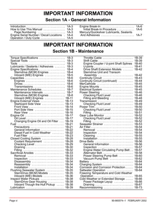 Mercury mercruiser marine engine in line diesel d4.2 l d-tronic service ...