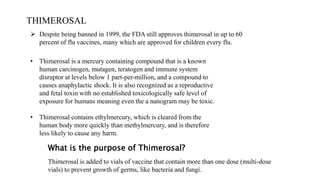 Thimerosal Color Mercury poisoning.pptx