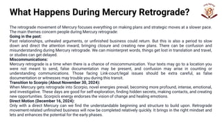 Weekly Nov 25 Mercury Retrograde November 2024-25_ Impact on Your Zodiac & Best ...