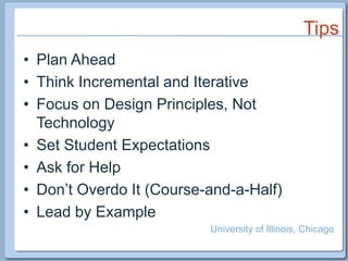 Student presentations