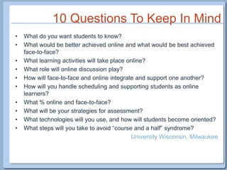 Groups: process (setting norms, meeting times)