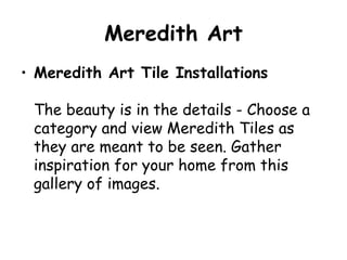 Meredith Art ,[object Object]