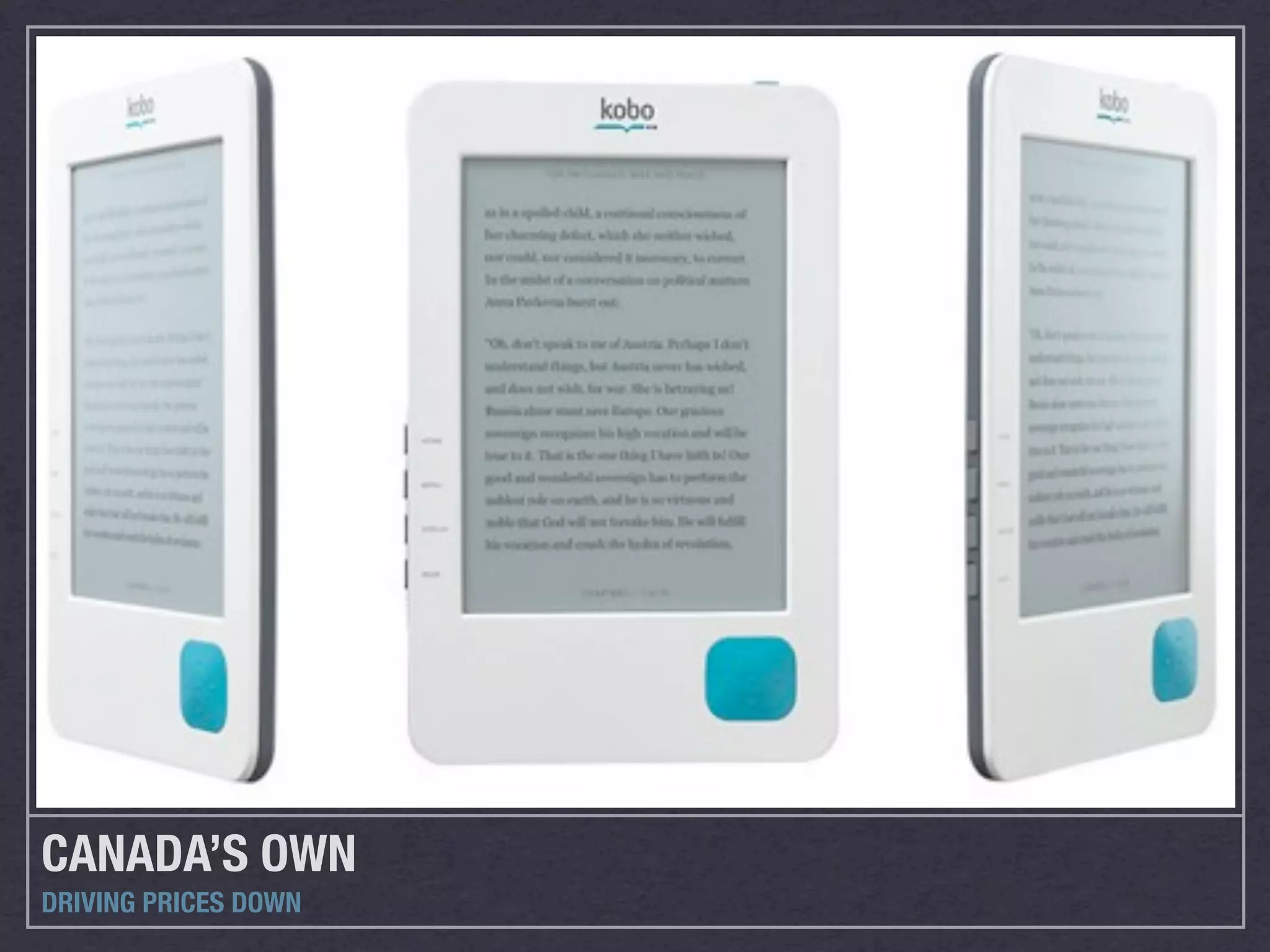 CANADA’S OWN
DRIVING PRICES DOWN
 