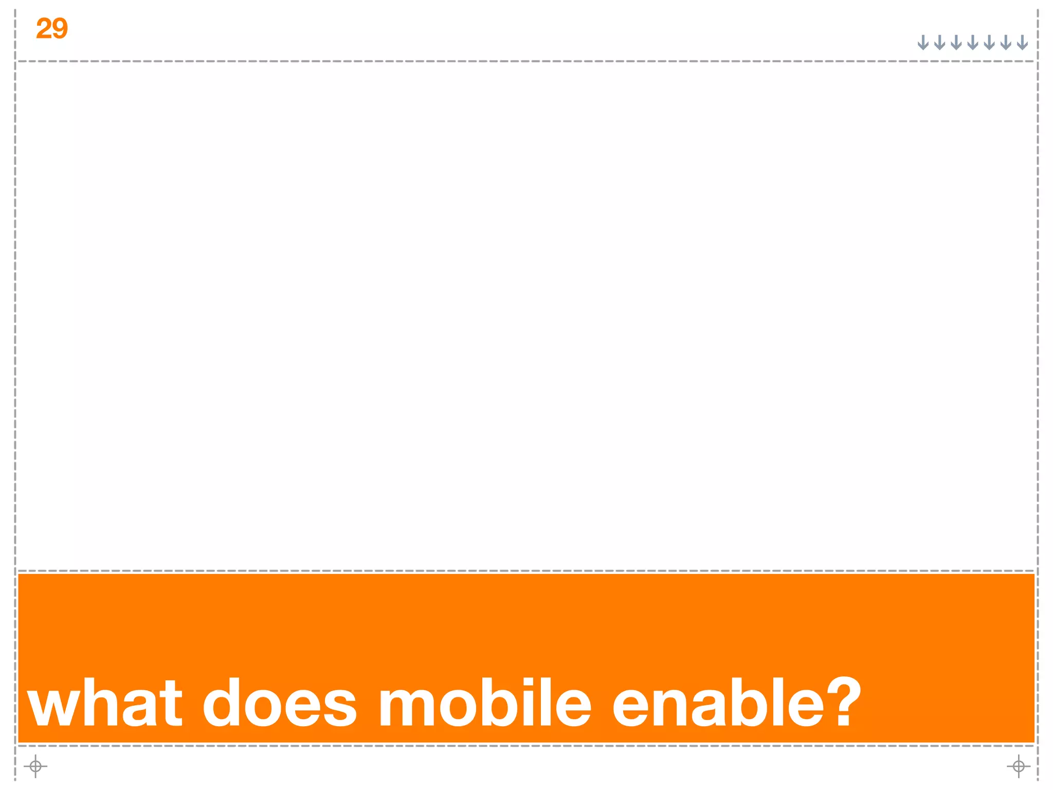 29




what does mobile enable?
 