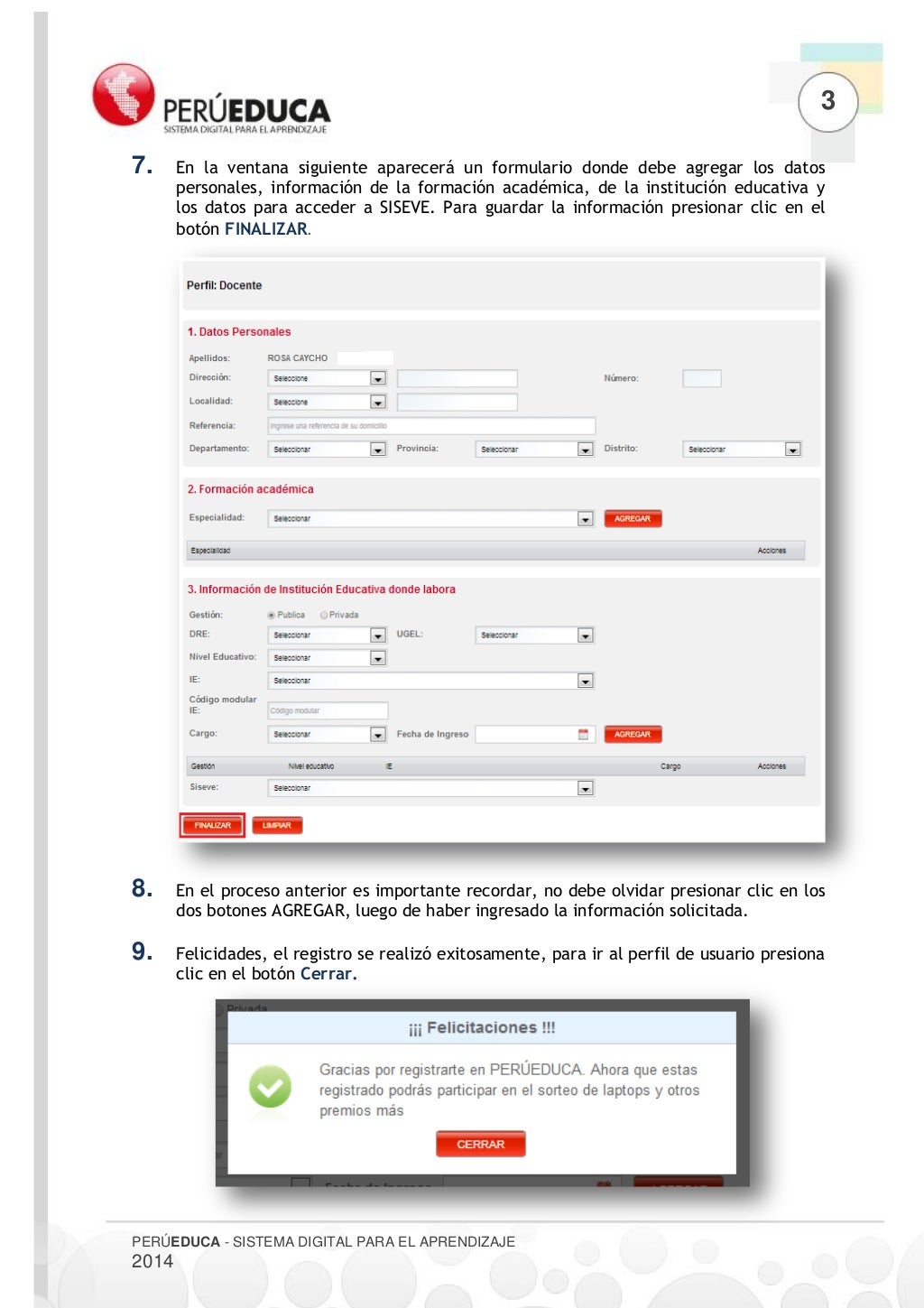 Tuto VI Cómo me registro docente en PerúEduca