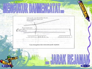 MENGUKUR DAN  MENCATAT... ... JARAK REJAMAN 