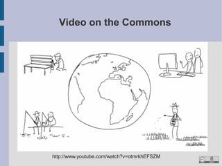 Video on the Commons




http://www.youtube.com/watch?v=otmrkhEFSZM
 