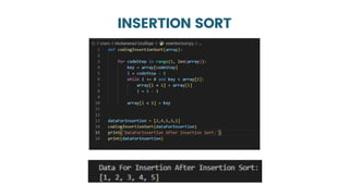 Kelompok 5_Insertion Sort dan Merge Sort | PDF