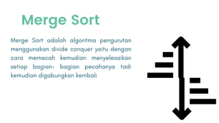 Kelompok 5_Insertion Sort dan Merge Sort | PDF