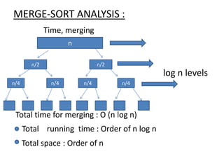 Merge sort-algorithm for computer science engineering students | PPTX