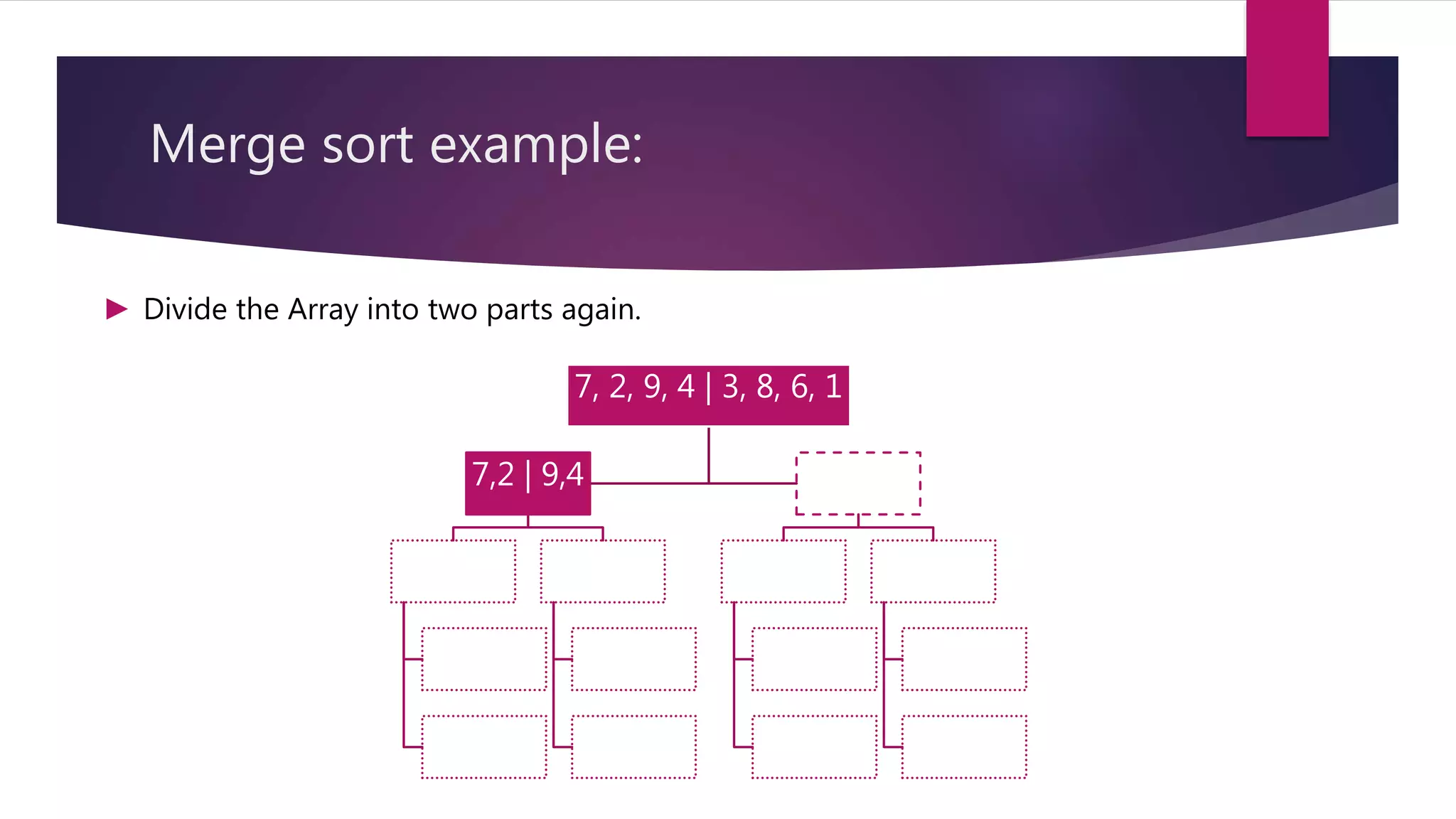Merge and merge sorting | PPT