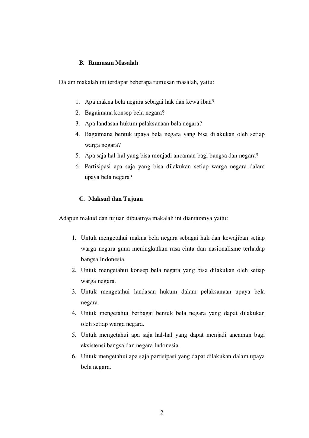MAKALAH HAK DAN KEWAJIBAN BELA NEGARA Pasal 27 ayat 3