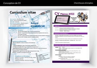 Chercheuses d’emploisConception de CV
 