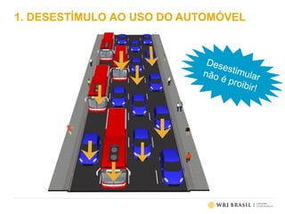 1. DESESTÍMULO AO USO DO AUTOMÓVEL
 