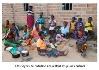 Des foyers de nutrition accueillent les jeunes enfants
 