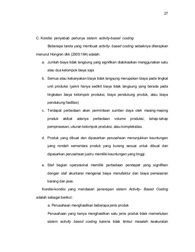 ANALISIS HARGA POKOK PRODUKSI BALL BEARING DENGAN METODE 