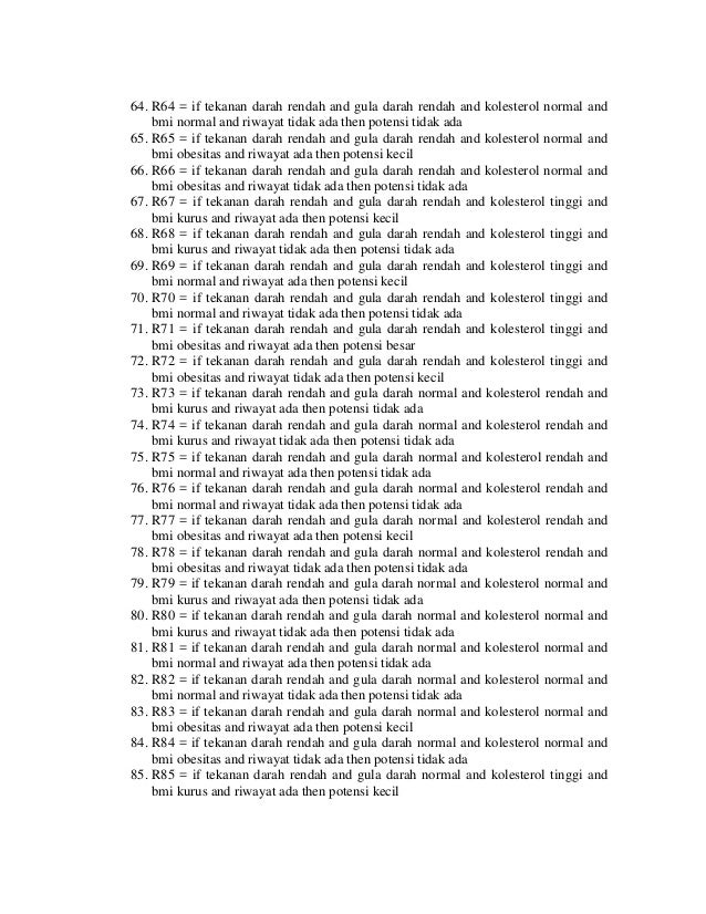 SISTEM PAKAR DIAGNOSA AWAL PENYAKIT JANTUNG MENGGUNAKAN 