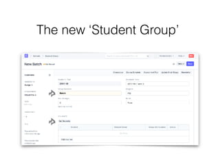 The new ‘Student Group’
 