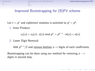 Homomorphic Lower Digit Removal and Improved FHE Bootstrapping by ...