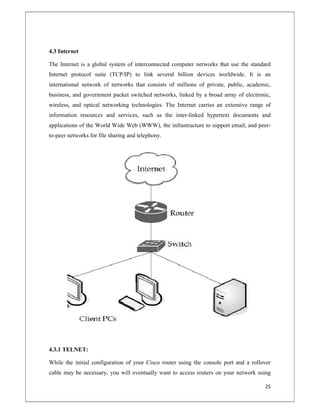 FINAL REPORT ON ENTERPRISE NETWORK | PDF