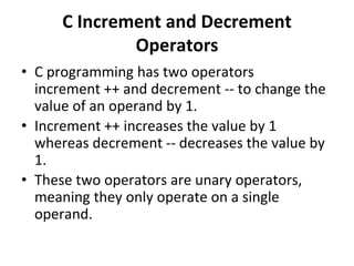 programming with c bca notes for exam study | PDF