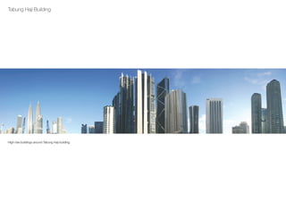 High-risebuildingsaroundTabungHajibuilding.
TabungHajiBuilding
 